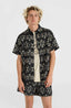 Mix & Match Beach Shirt - Black Fade IKAT