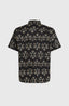 Mix & Match Beach Shirt - Black Fade IKAT