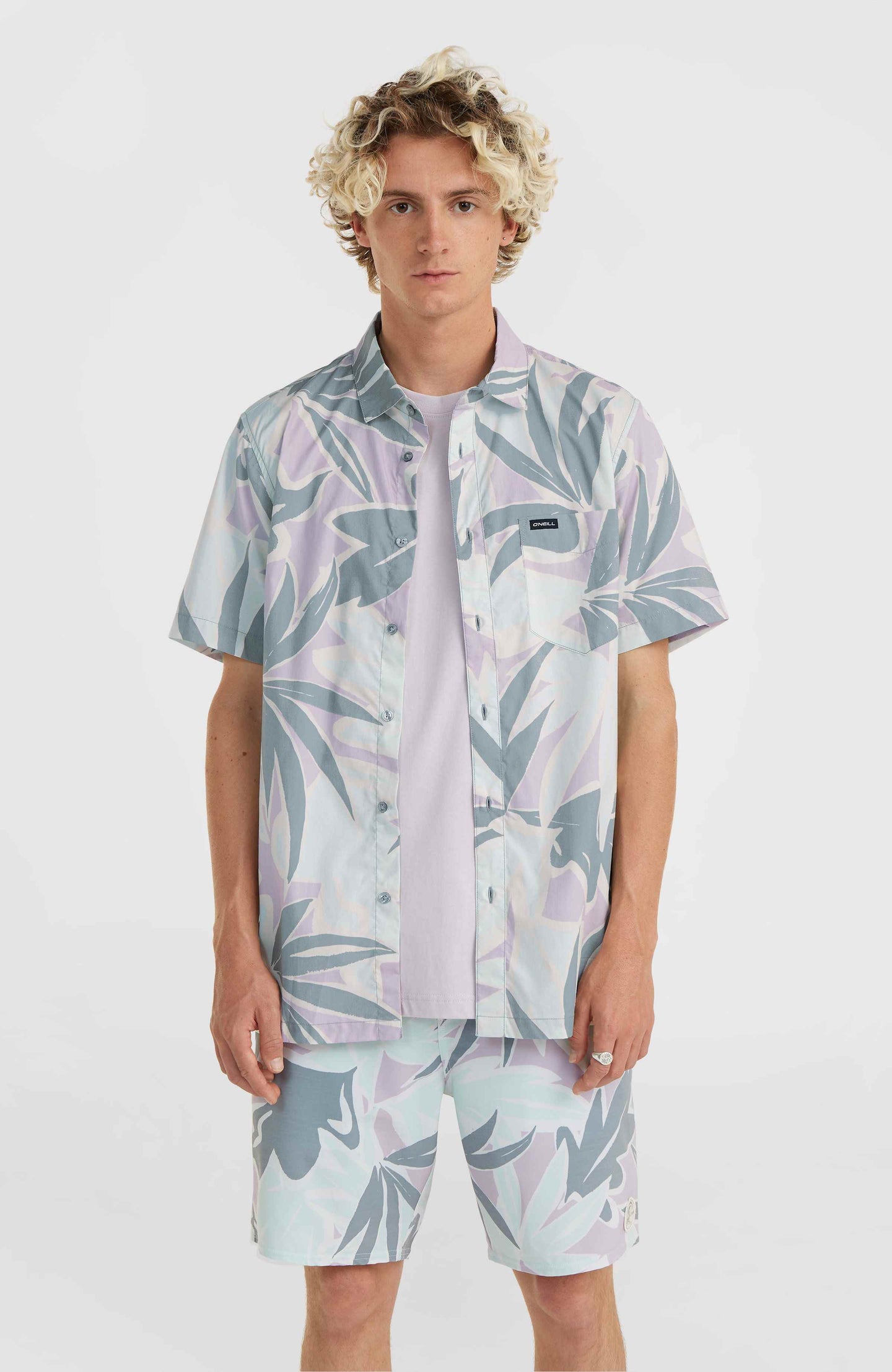 Og Eco S/Slv Standard Seafoam Shirt - Seafoam White