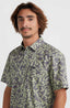 Og Eco S/Slv Standard Leaf Shirt - Green Seagrass