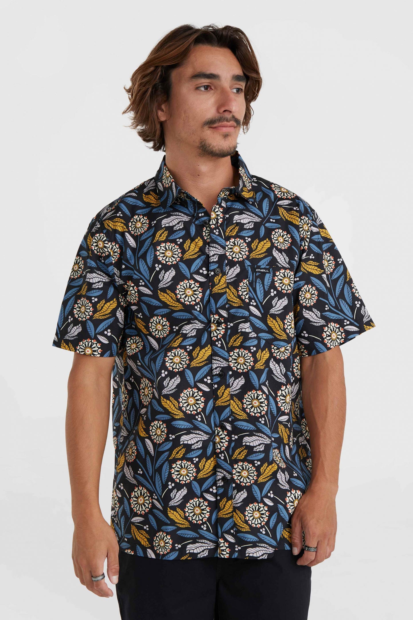 Og Eco S/Slv Standard Leaf Shirt - Leaves