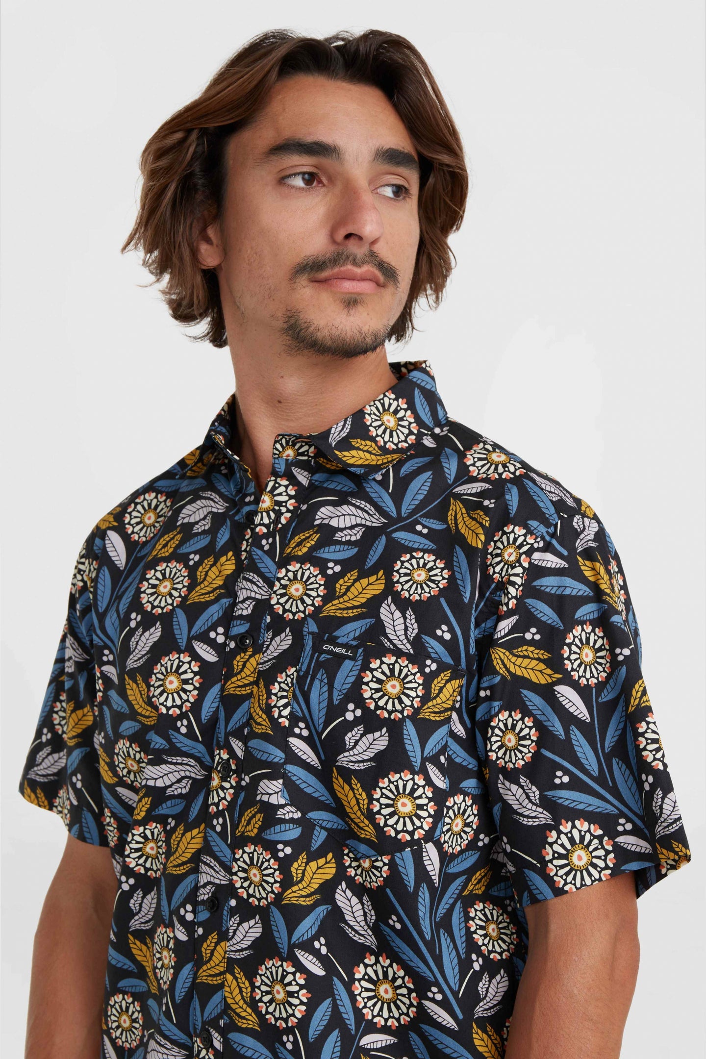 Og Eco S/Slv Standard Leaf Shirt - Leaves