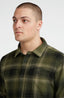 O'Neill Flannel Check Shirt - Green Check Small