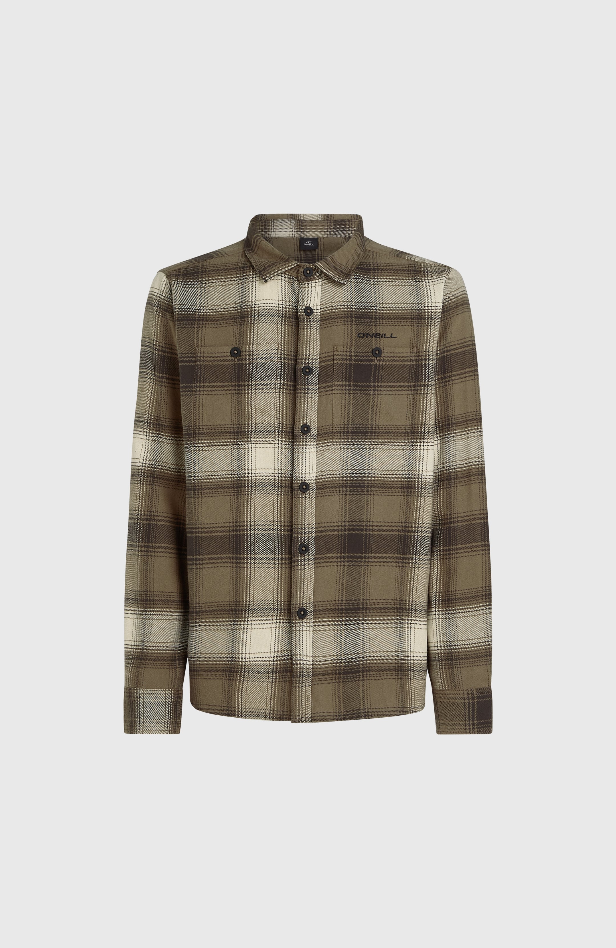 O'Neill Flannel Check Shirt - Brown Check Small