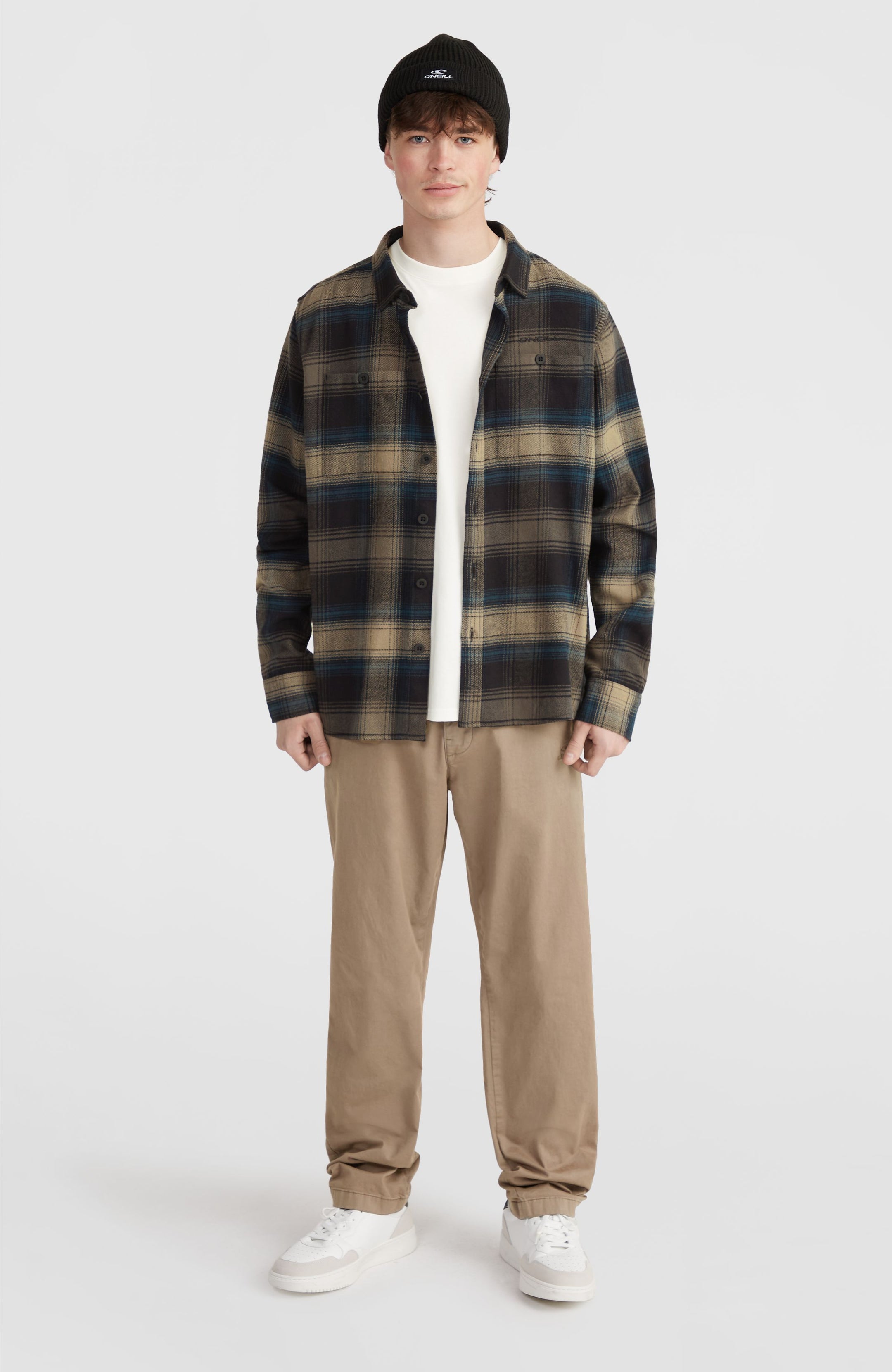 O'Neill Flannel Check Shirt - Black Check Small
