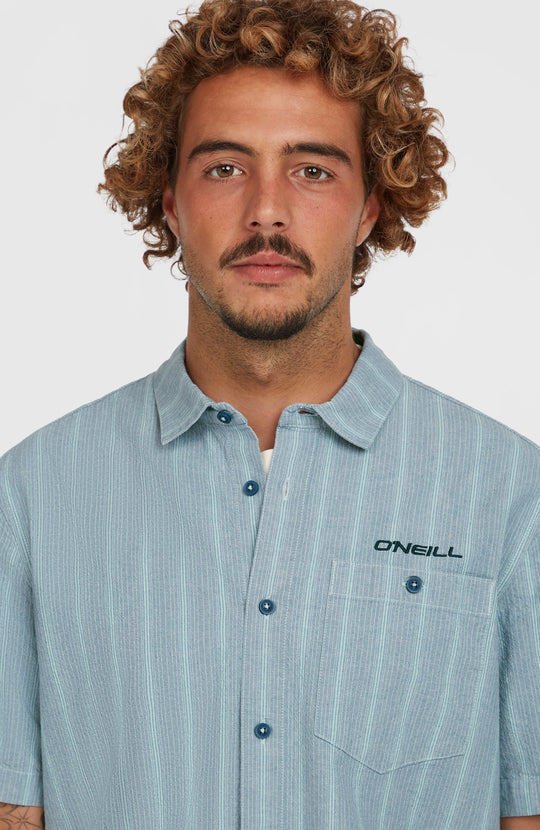O'Neill Jacquard Stripe Shirt - Blue Cali Stripe