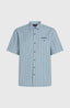 O'Neill Jacquard Stripe Shirt - Blue Cali Stripe