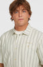 O'Neill Jacquard Stripe Shirt - Beige Cali Stripe