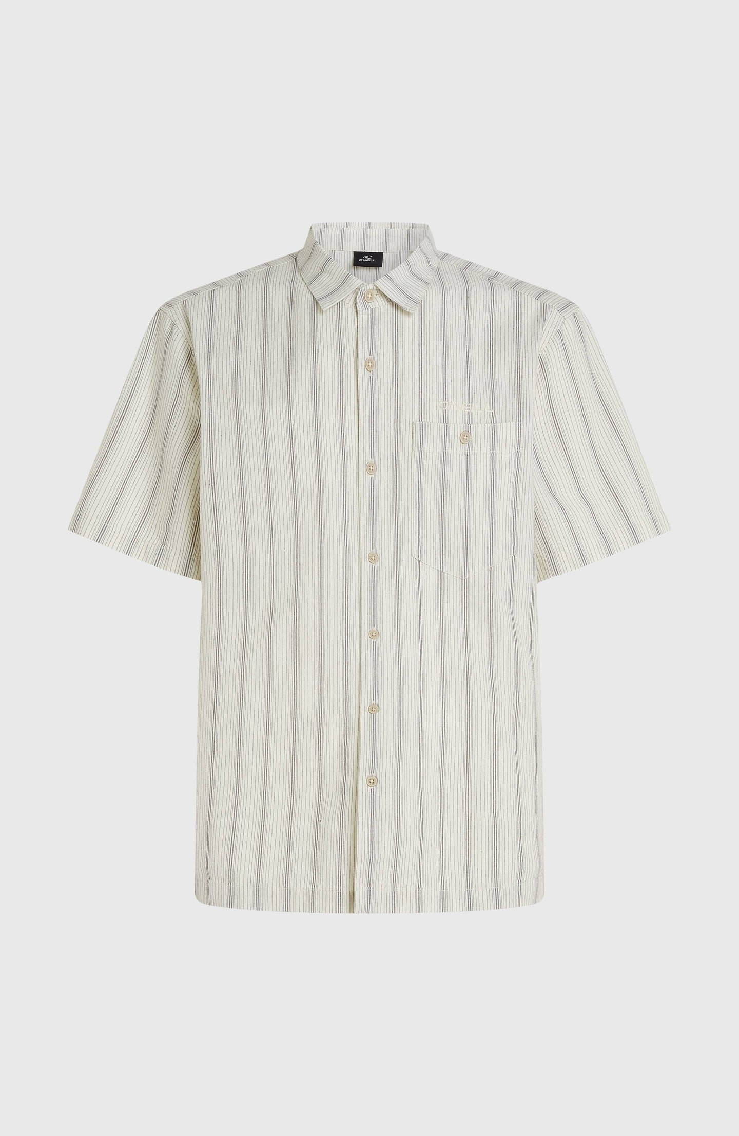O'Neill Jacquard Stripe Shirt - Beige Cali Stripe