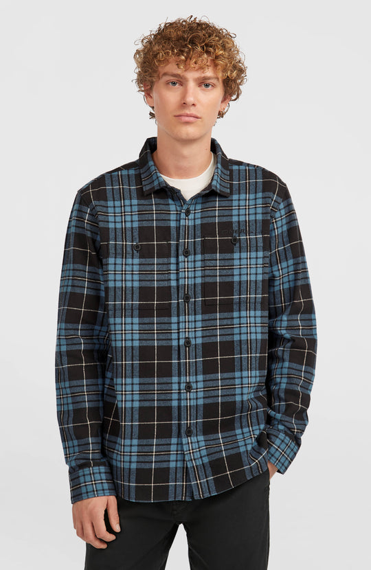 O'Neill Must-Have Flannel Shirt - Blue Flannel Check