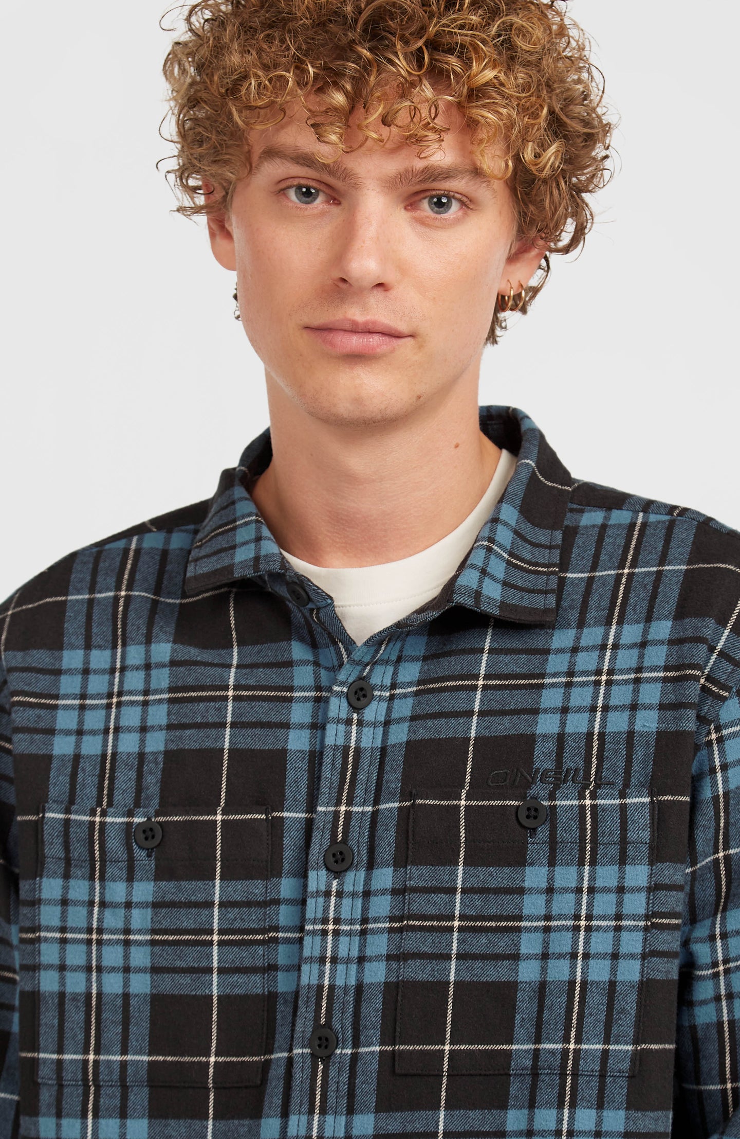 O'Neill Must-Have Flannel Shirt - Blue Flannel Check