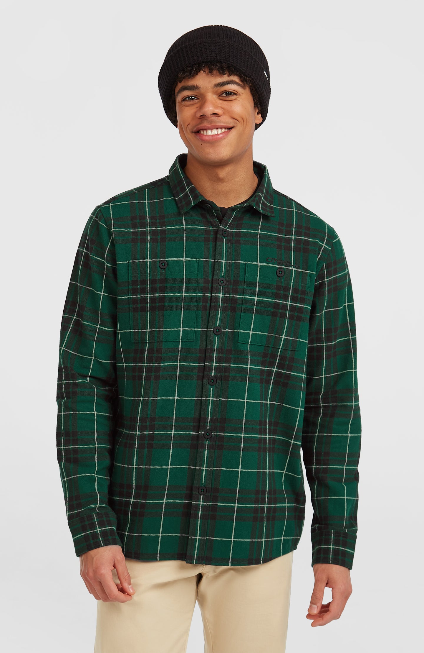 O'Neill Must-Have Flannel Shirt - Green Flannel Check