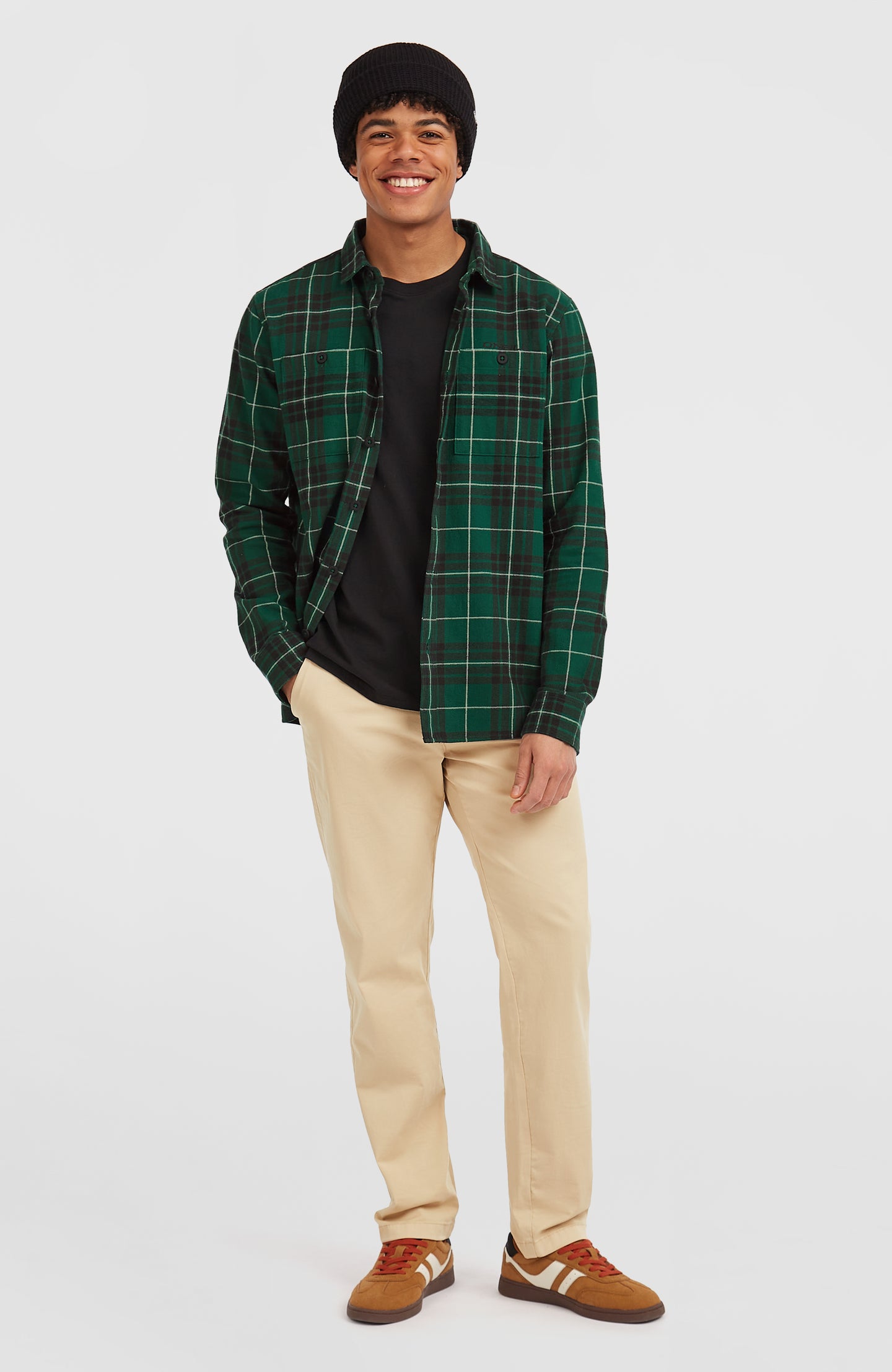O'Neill Must-Have Flannel Shirt - Green Flannel Check