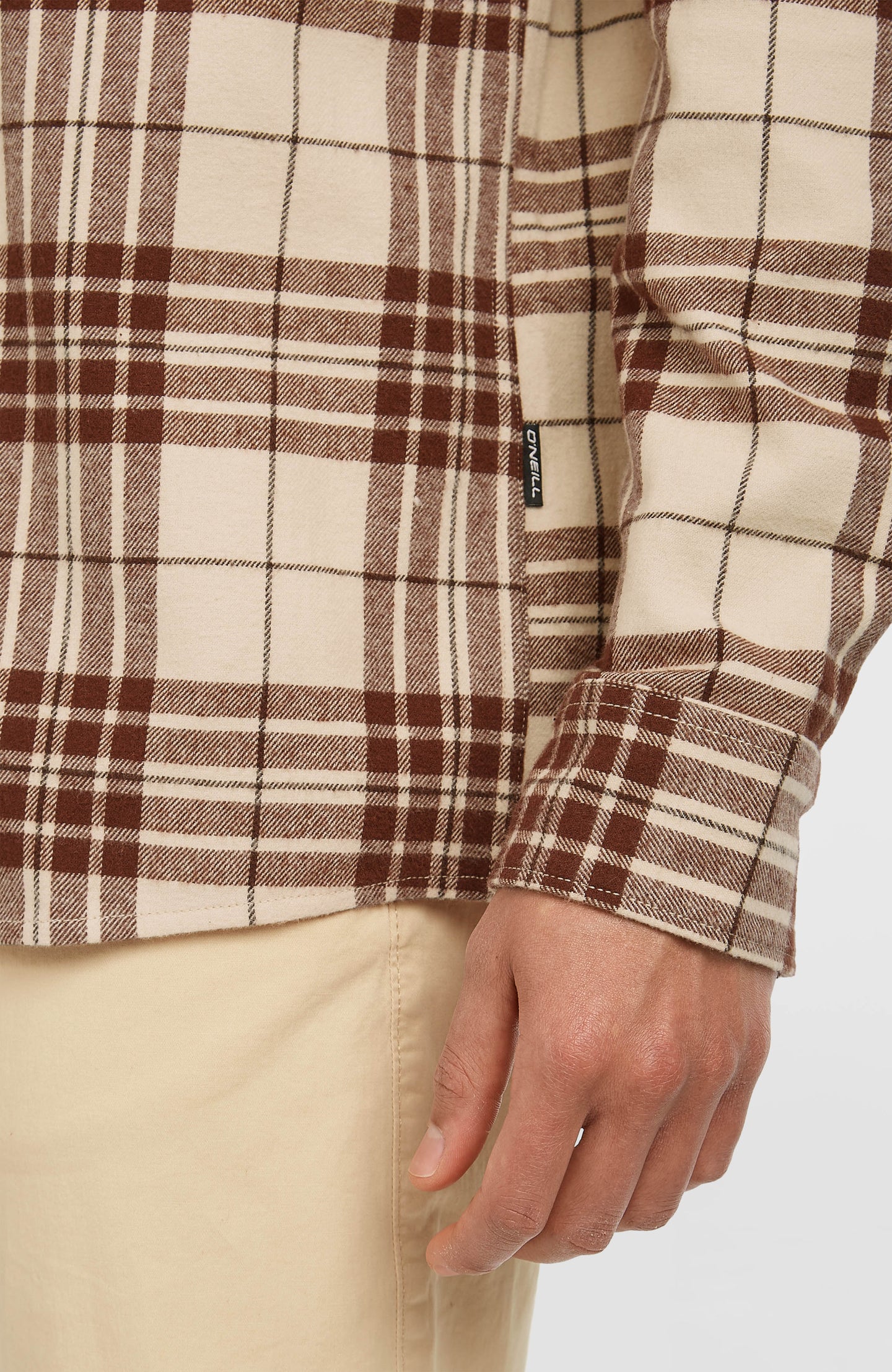 O'Neill Must-Have Flannel Shirt - Beige Flannel Check