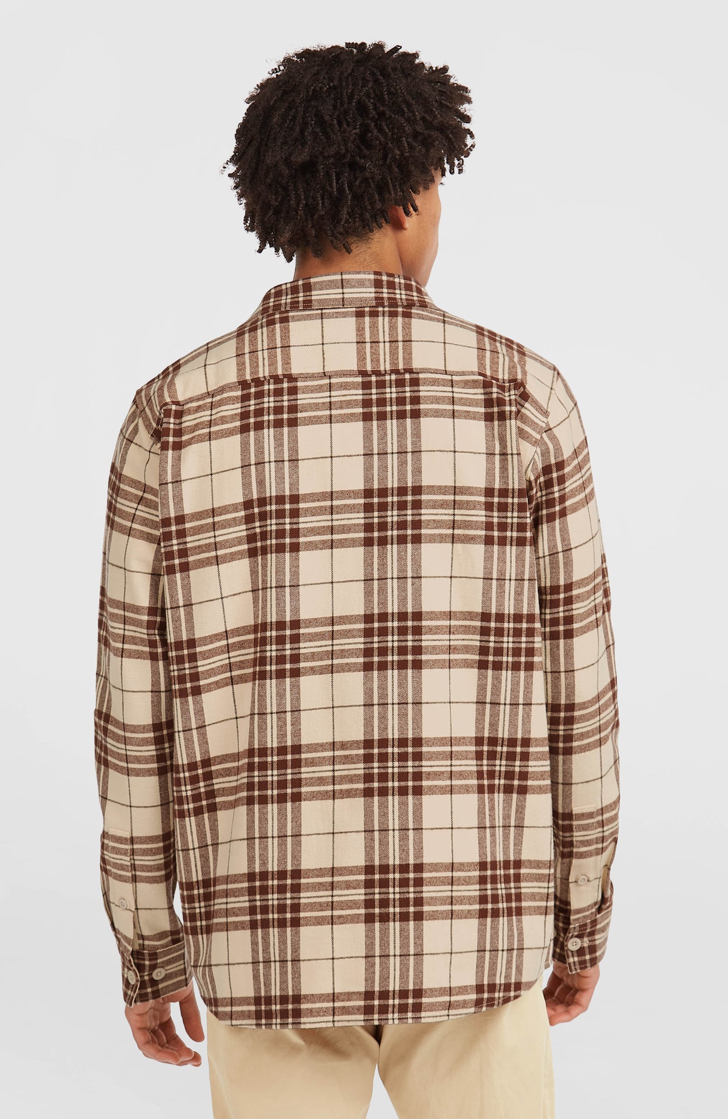 O'Neill Must-Have Flannel Shirt - Beige Flannel Check