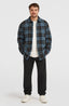 O'Neill Must-Have Fleece Lined Shirt - Blue Flannel Check