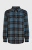 O'Neill Must-Have Fleece Lined Shirt - Blue Flannel Check