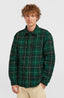 O'Neill Must-Have Fleece Lined Shirt - Green Flannel Check