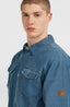 O'Riginals Corduroy Fleece Lined Overshirt - Mozart Blue