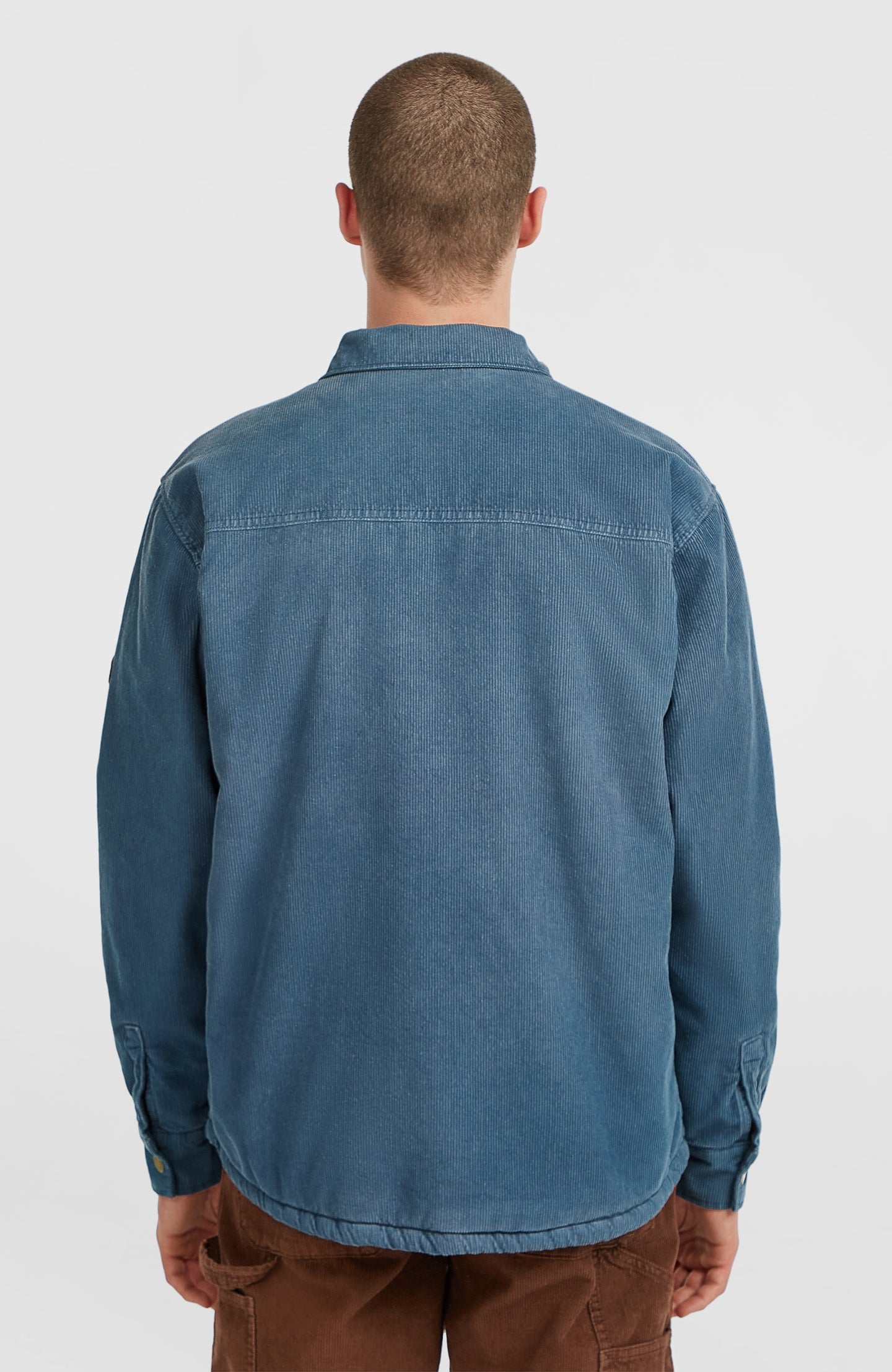 O'Riginals Corduroy Fleece Lined Overshirt - Mozart Blue
