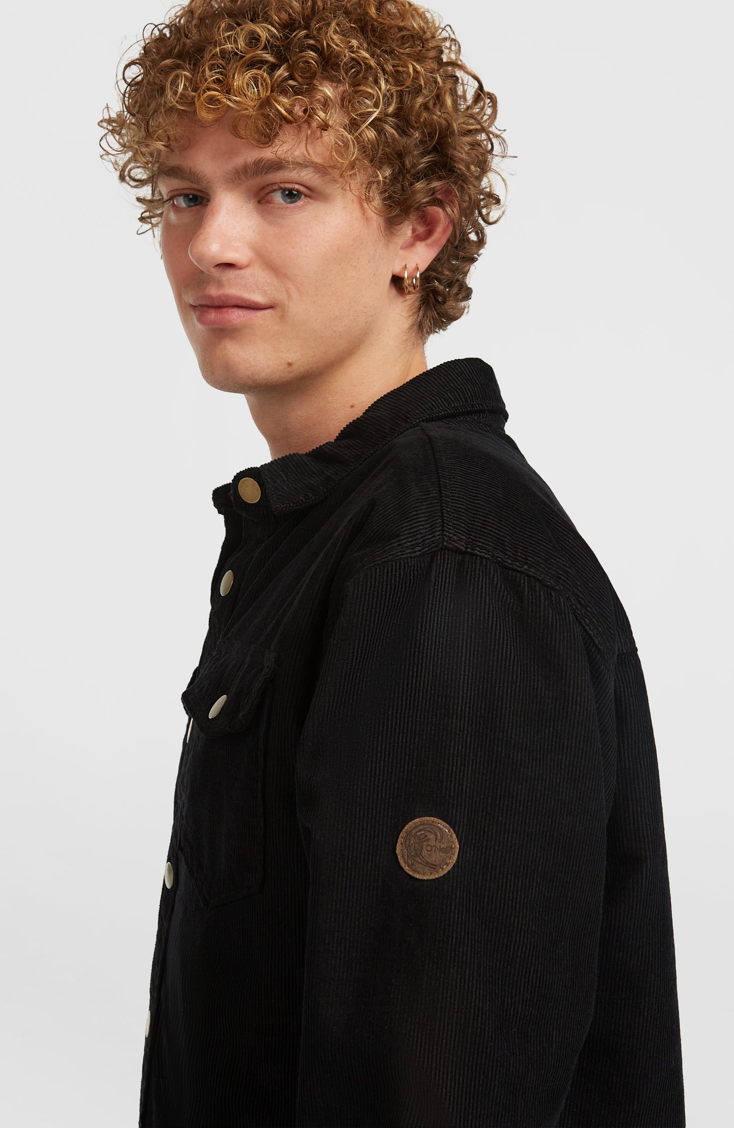 O'Riginals Corduroy Fleece Lined Overshirt - Black Out
