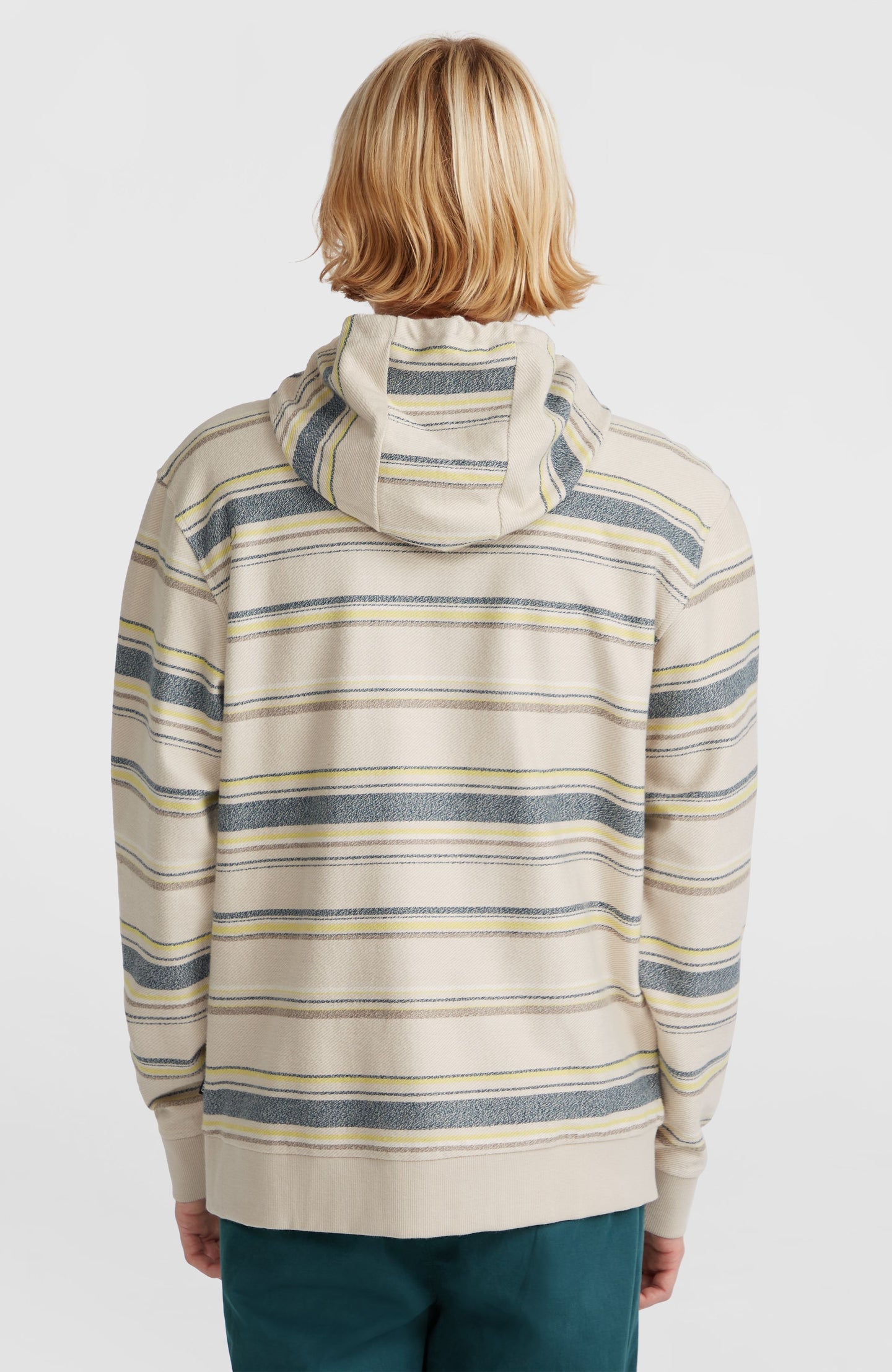 O'Neill Bavaro Hoodie - Grey Vintage Stripe