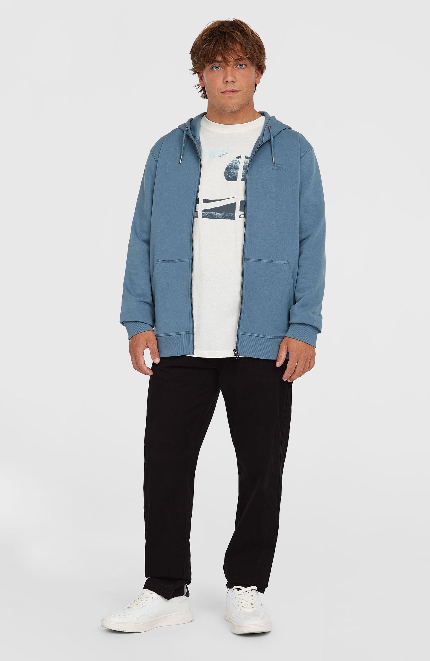 O'Neill Small Logo Fz Hoodie - Copen Blue