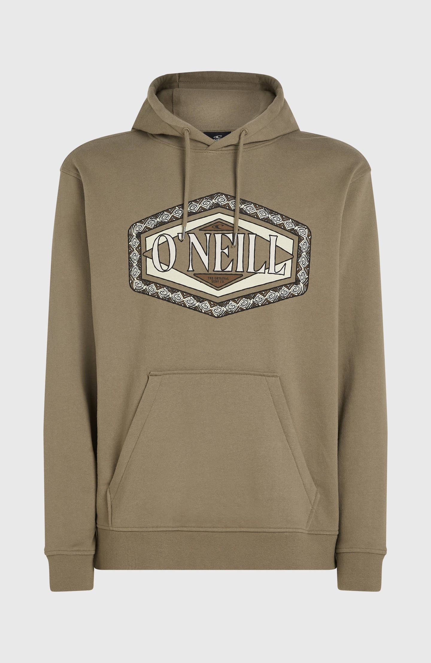 O'Neill Front Print Hoodie - Concrete
