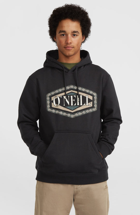 O'Neill Front Print Hoodie - Black Out