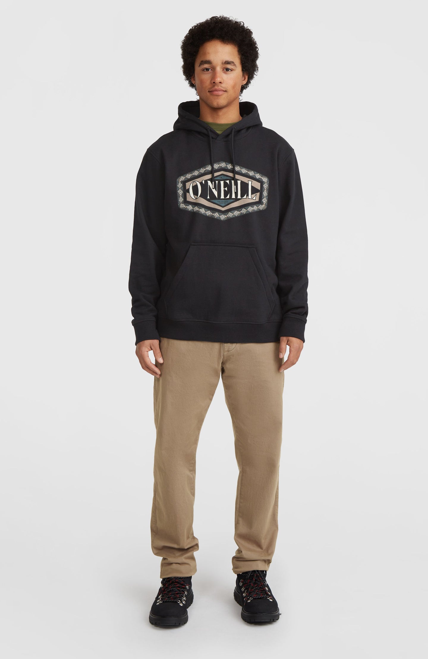 O'Neill Front Print Hoodie - Black Out