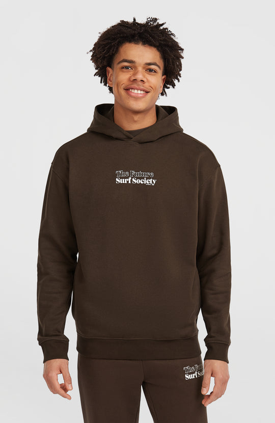 The Future Surf Society Hoodie - Coffee Bean