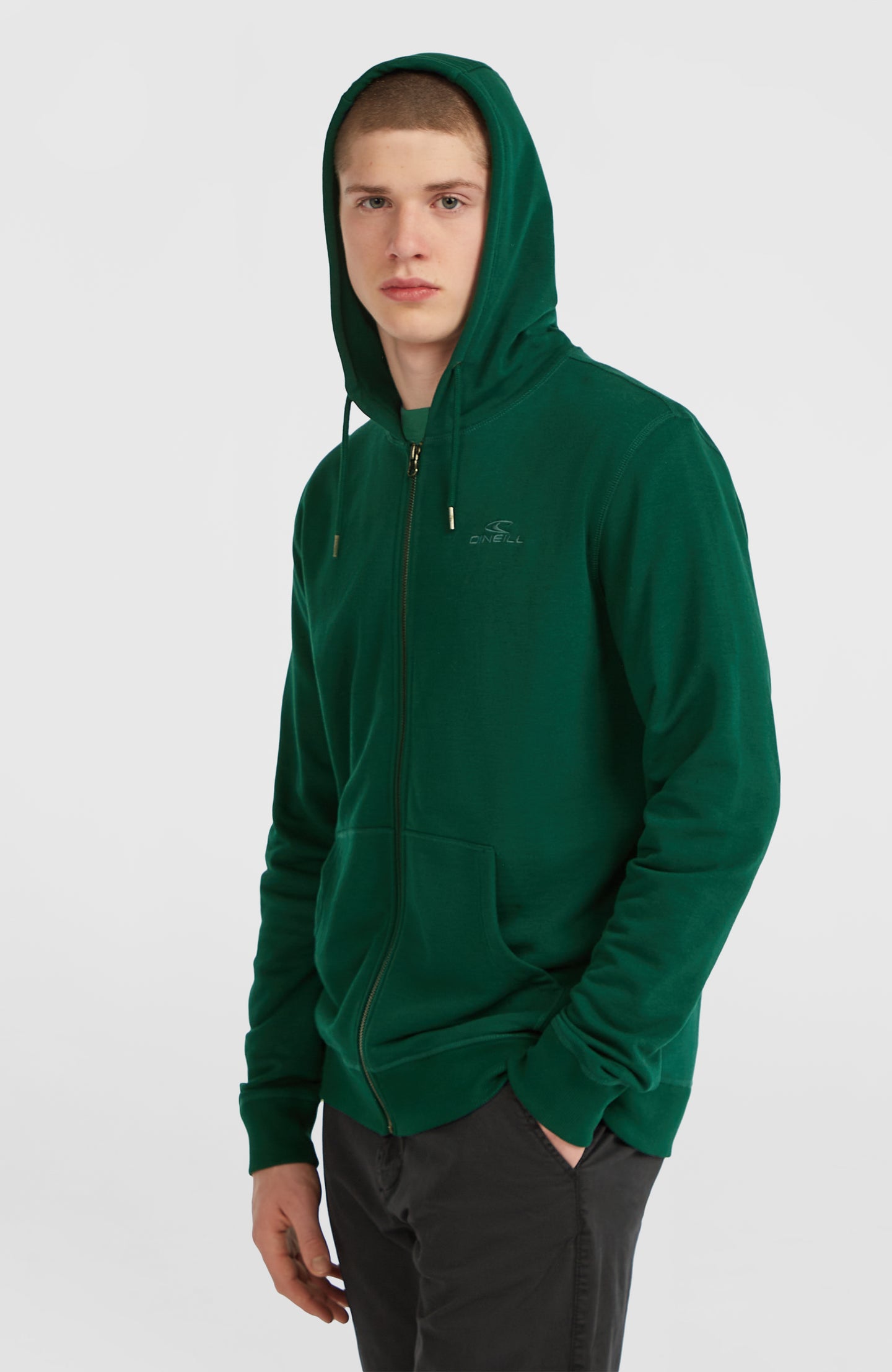 O'Neill Small Logo Fz Hoodie - Emerald Envy