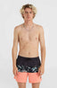 Mix & Match Cali Block 15'' Swim Shorts - Black Tropicana