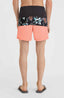 Mix & Match Cali Block 15'' Swim Shorts - Black Tropicana