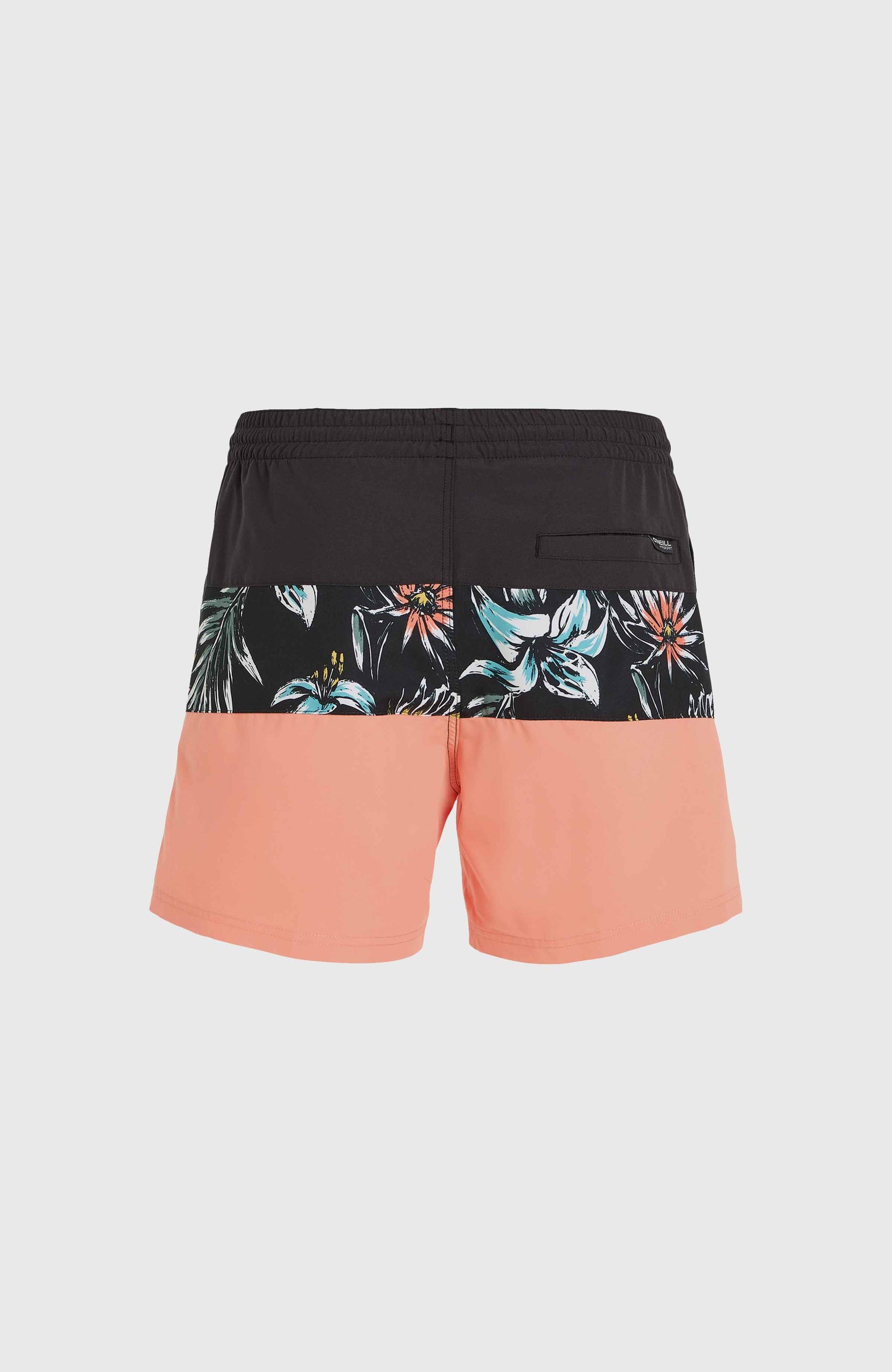 Mix & Match Cali Block 15'' Swim Shorts - Black Tropicana