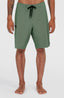 Hyperfreak Tech Solid 19" Boardshorts - Seagrass