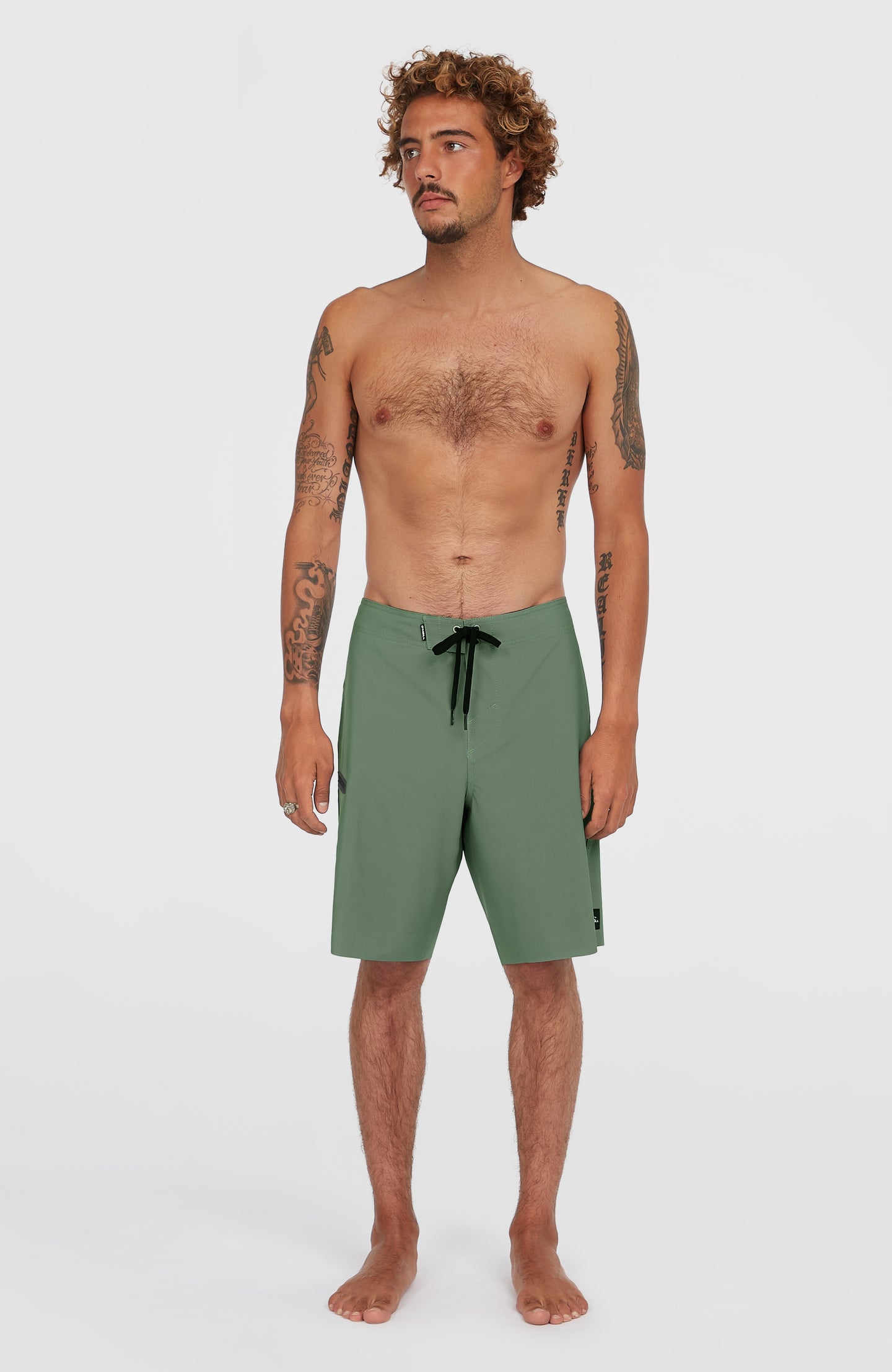 Hyperfreak Tech Solid 19" Boardshorts - Seagrass