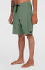 Hyperfreak Tech Solid 19" Boardshorts - Seagrass