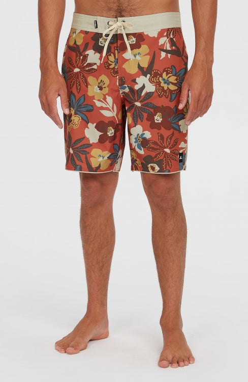Hyperfreak Mysto Scallop 19" Boardshorts - Ginger Mysto Scallop