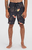Hyperfreak Mysto Scallop 19" Boardshorts - Black Mysto Scallop
