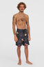 Hyperfreak Mysto Scallop 19" Boardshorts - Black Mysto Scallop