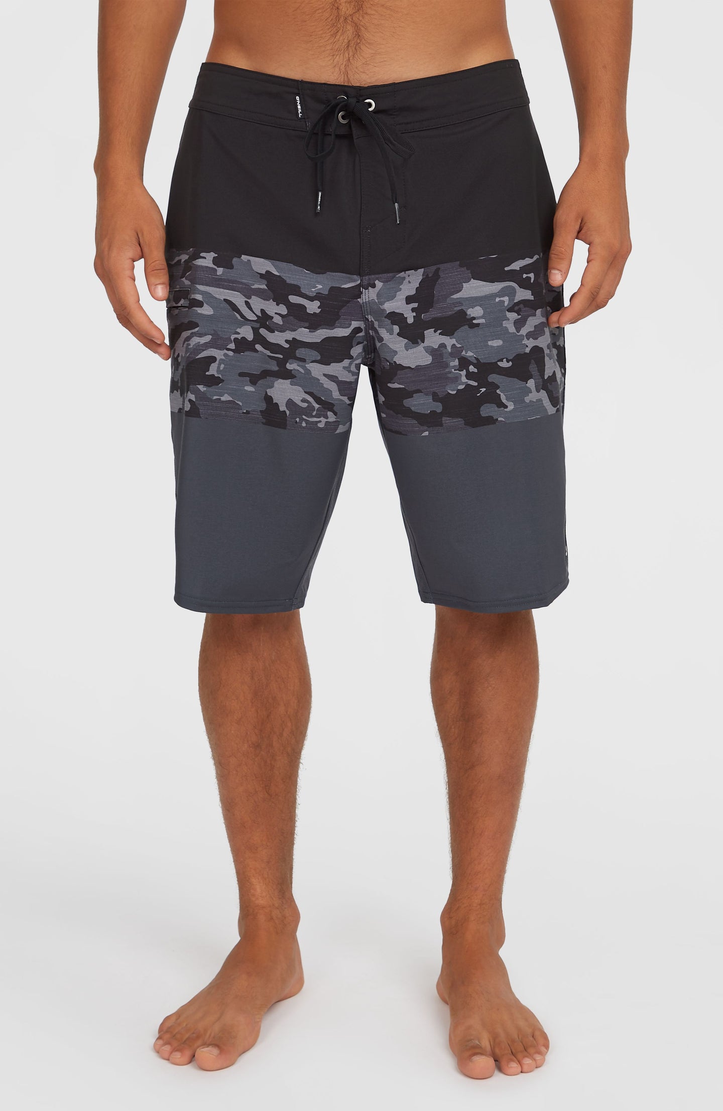 Hyperfreak Heat Block 21" Boardshorts - Black Camo Heat Block