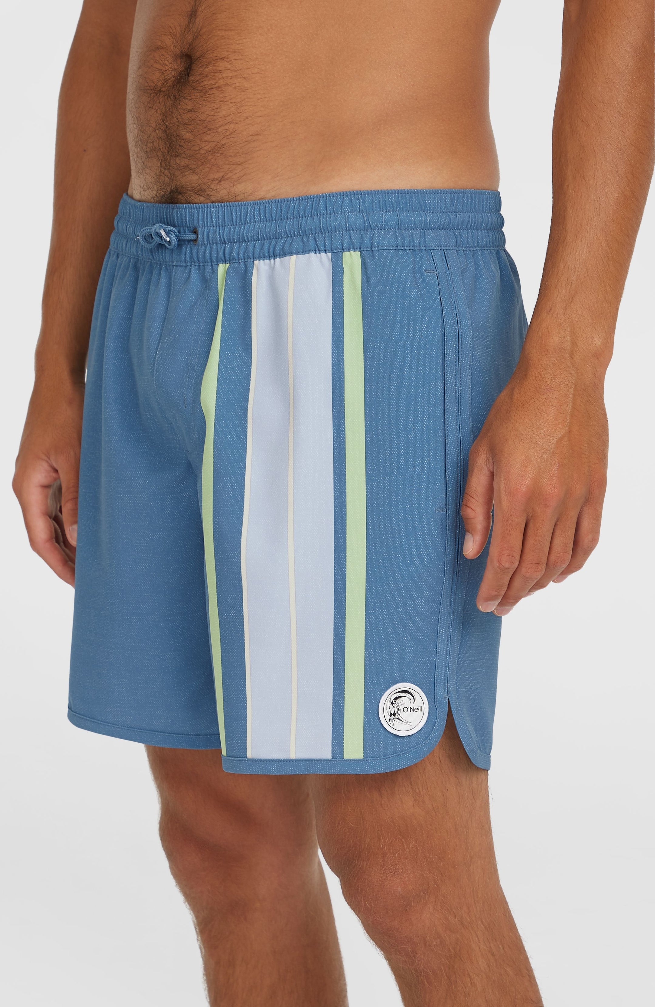 O'Riginals Scallop 16" Swimshorts - Blue Originals Longboard Stripe