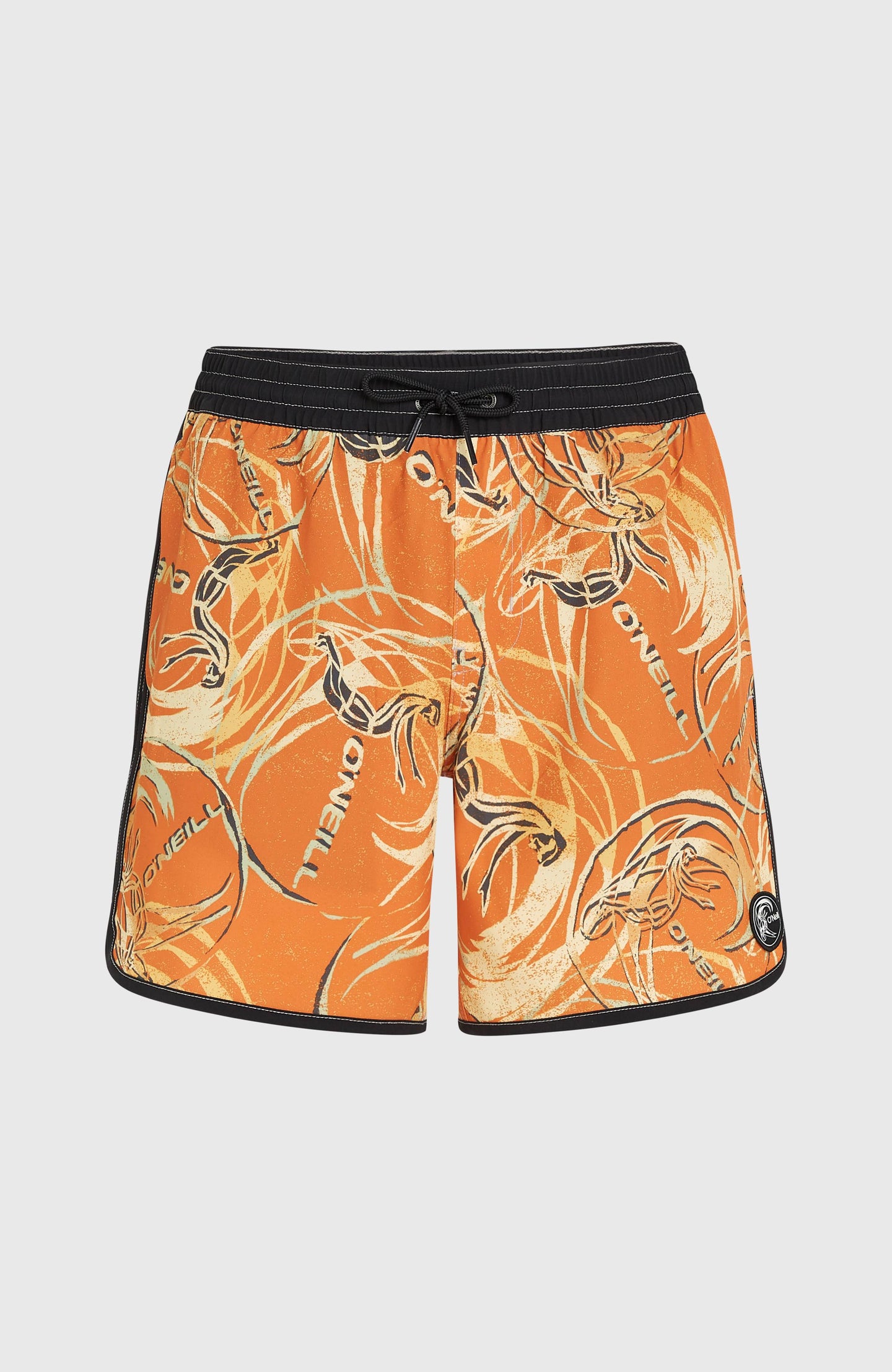 O'Riginals Scallop 16" Swimshorts - Orange Originals