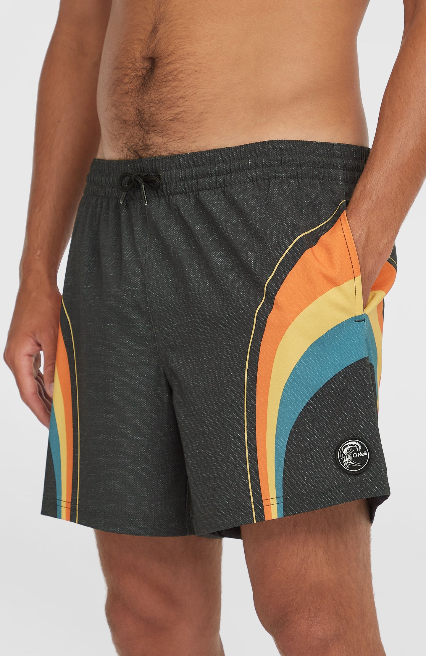 O'Riginals Longboard 15" Swimshorts - Black Originals Stripe