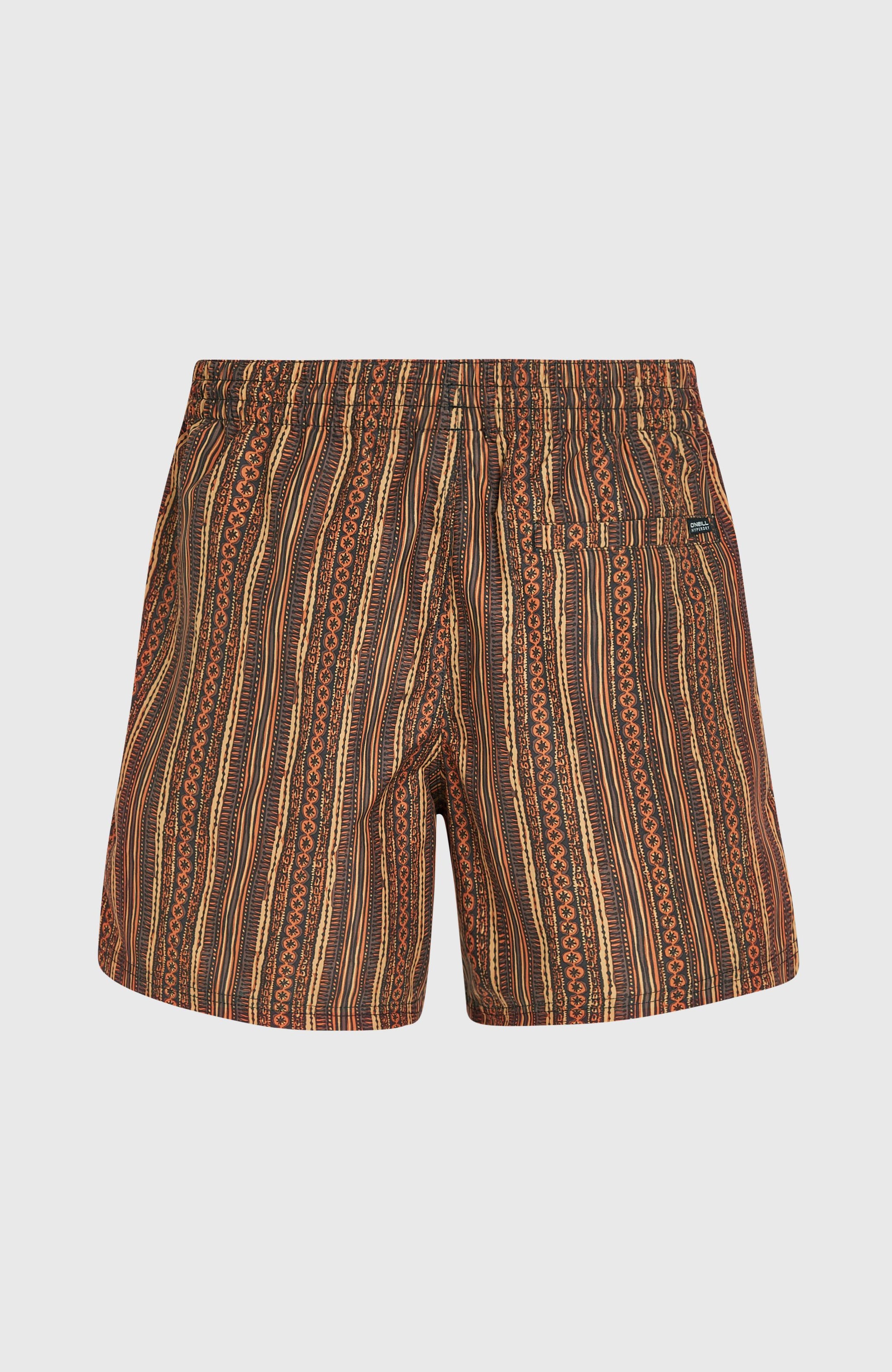 O'Neill Cali Print 15'' Swimshorts - Orange Pressed Lines