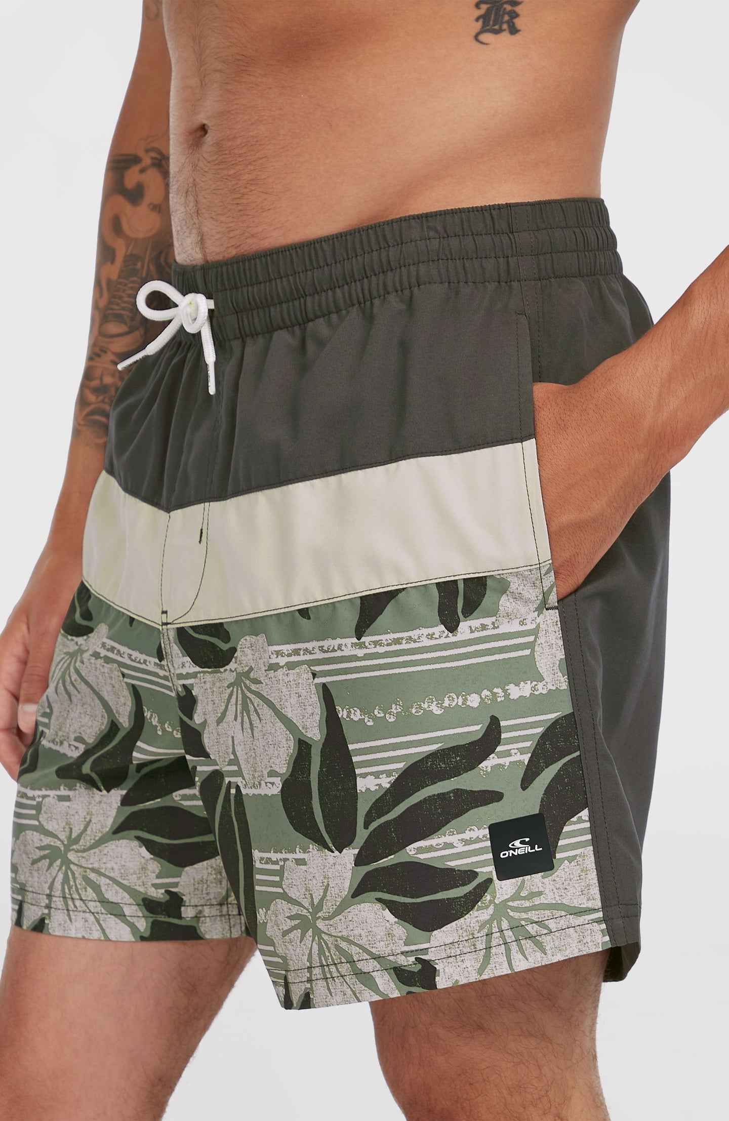 O'Neill Cali Block 15'' Swimshorts - Green Dusty Flower
