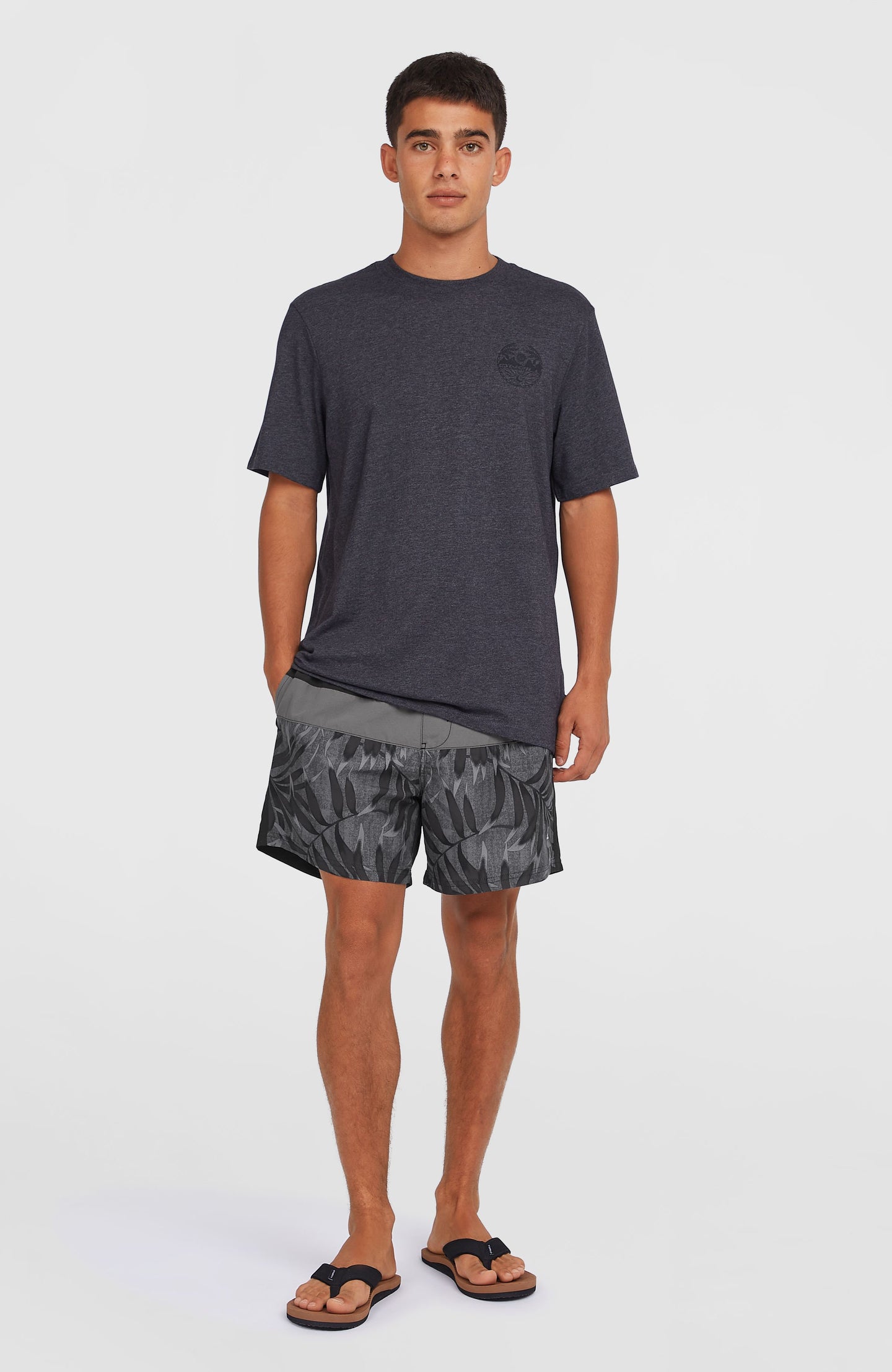 O'Neill Cali Block 15'' Swimshorts - Black Dipped Leaves