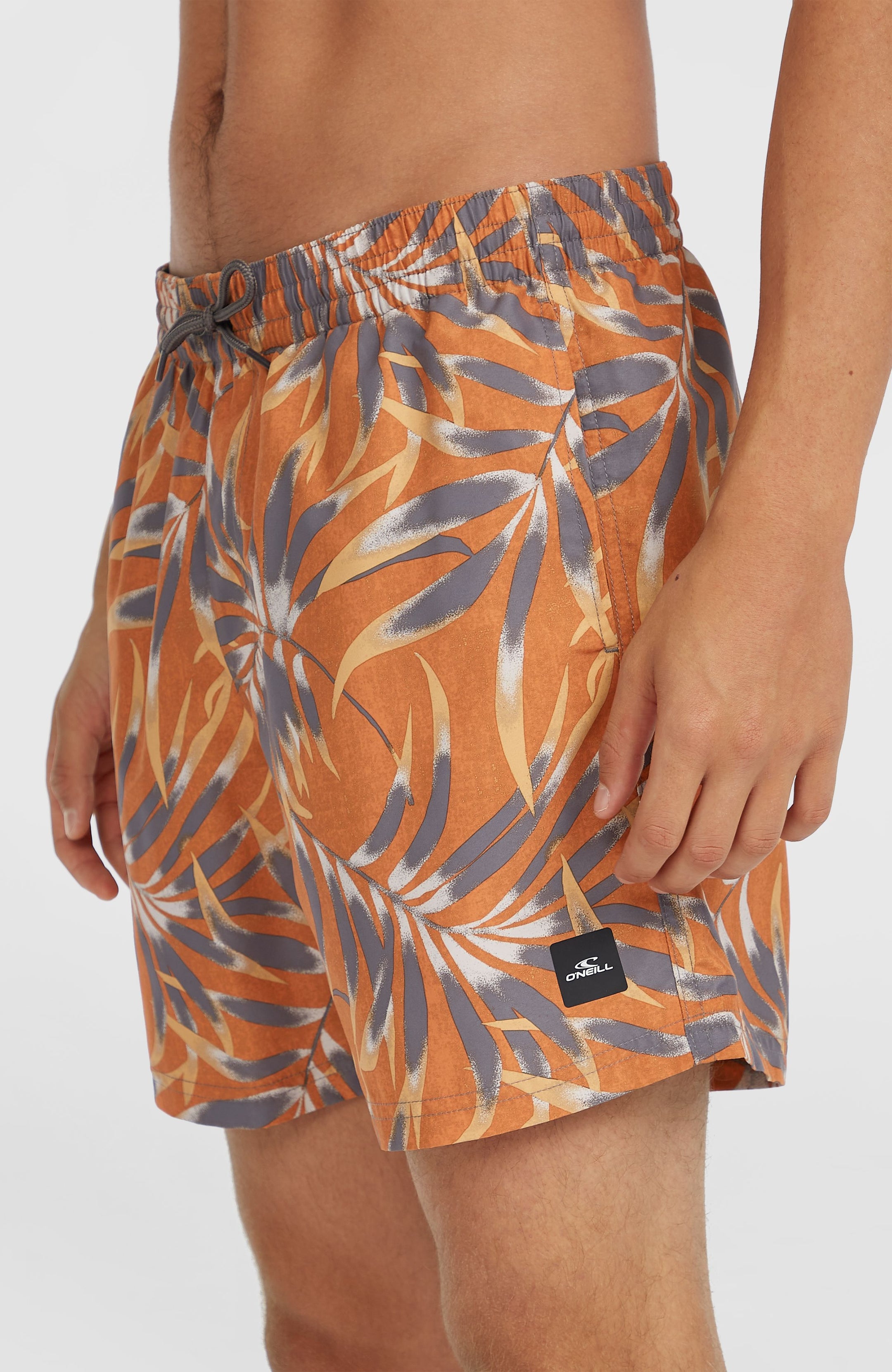 O'Neill Cali Floral 16'' Swimshorts - Orange Dipped Leaves