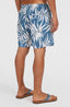 O'Neill Cali Floral 16'' Swimshorts - Blue Dipped Leaves